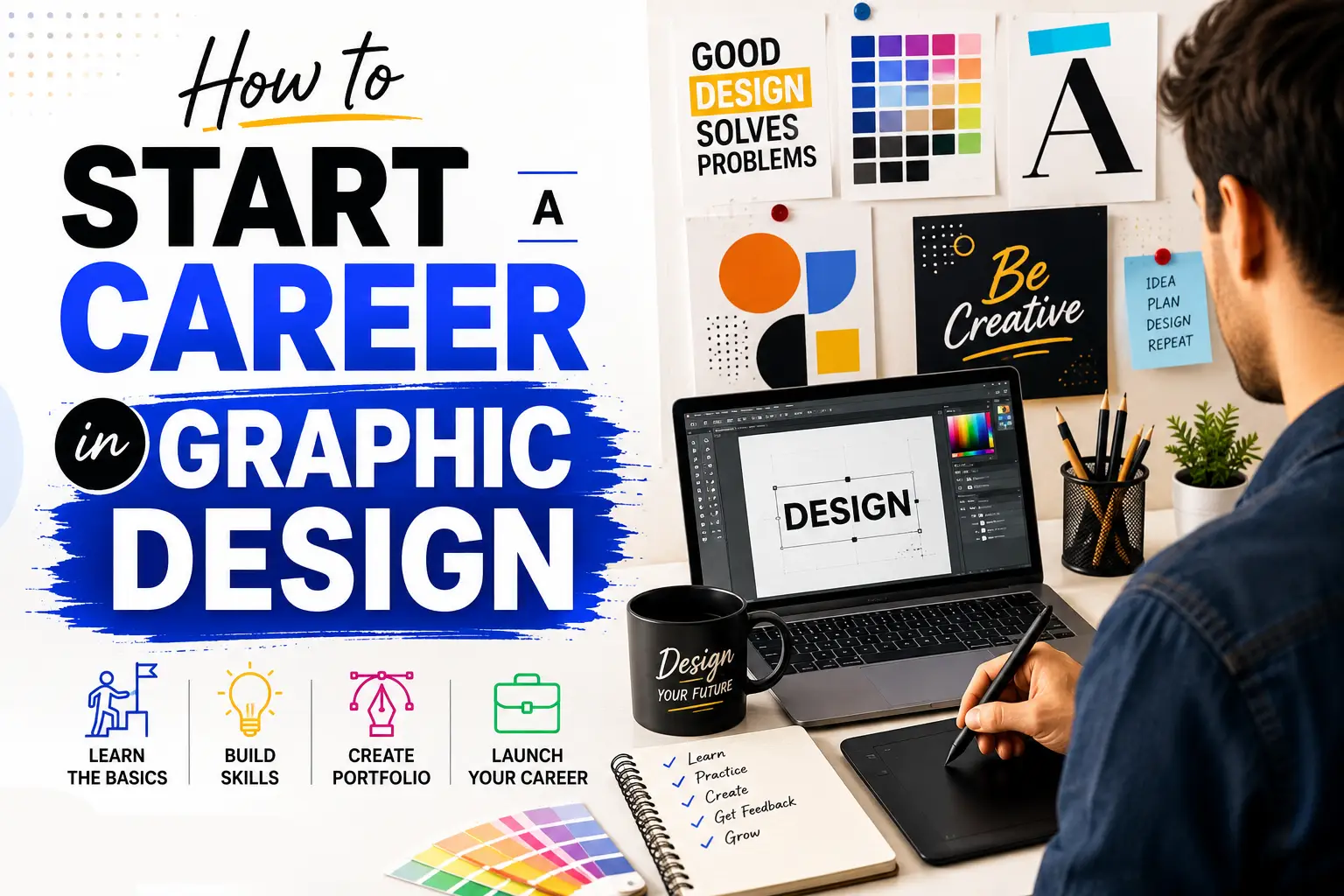 How to Start a Career in Graphic Design